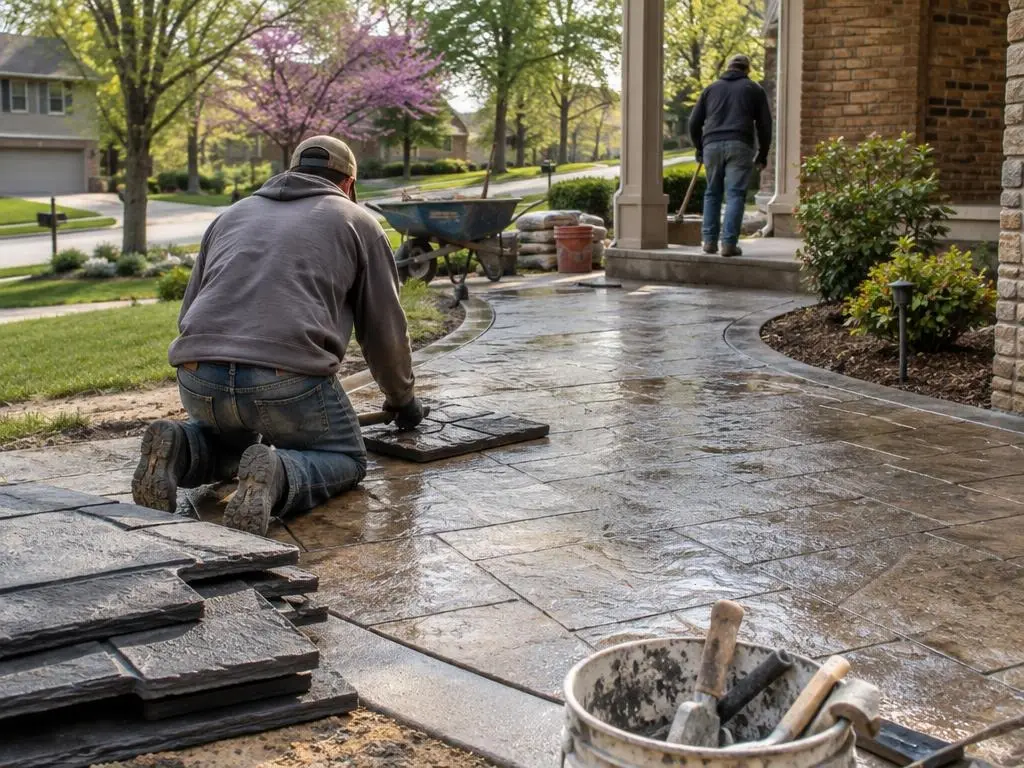 Stamped Concrete in Lenexa, KS